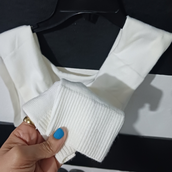 NEW Women White Wrap Short Shawl - Picture 9 of 9